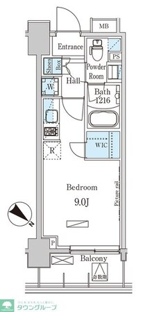 パークアクシス押上レジデンスの物件間取画像